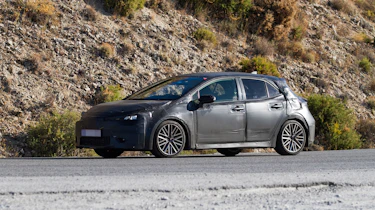 New Toyota Auris spied side front