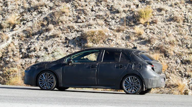 New Toyota Auris spied side rear