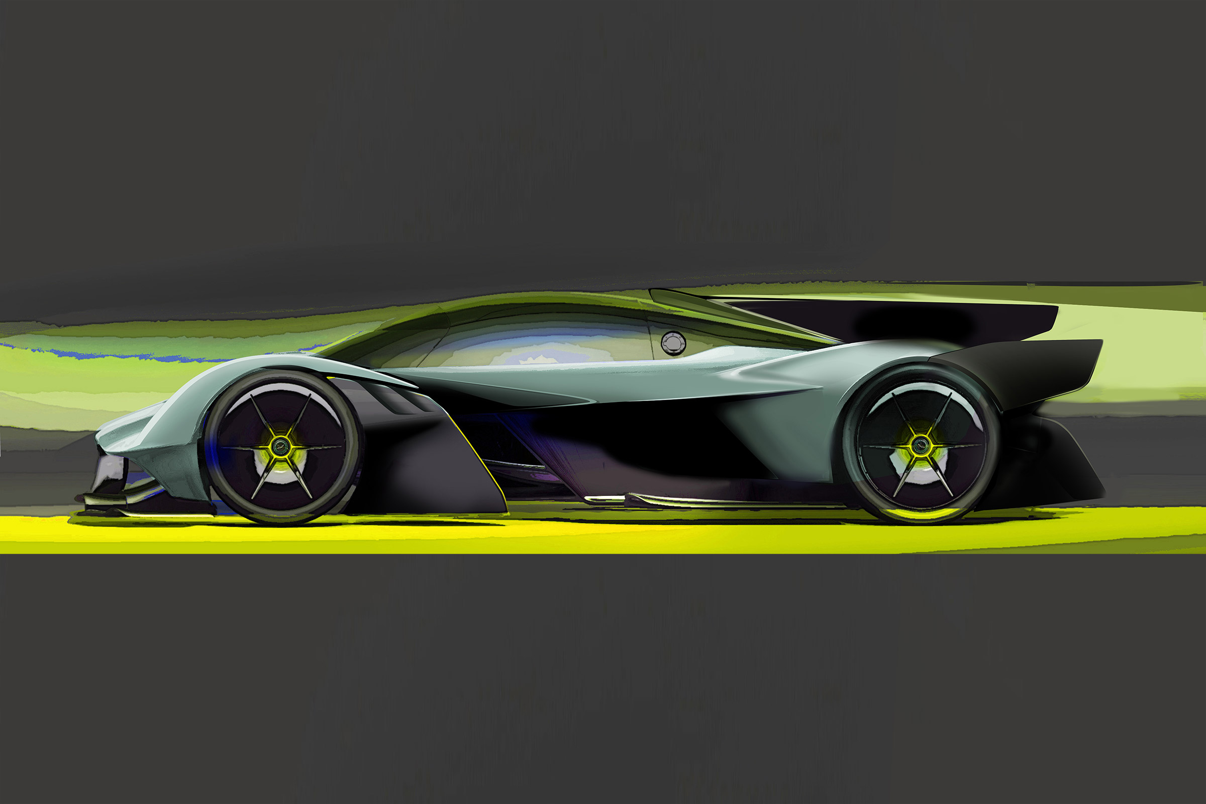 Aston Martin Valkyrie AMR Pro - side