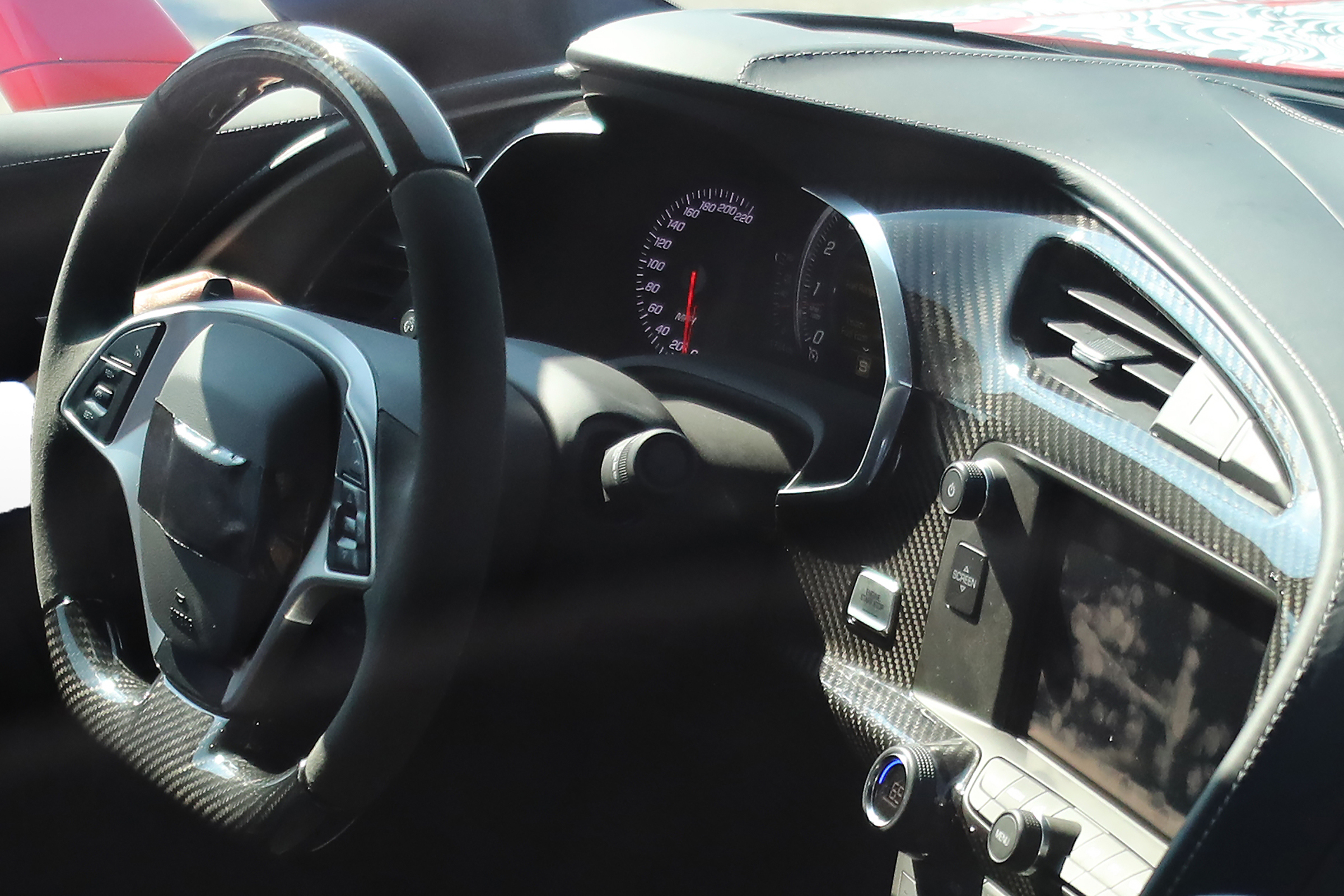 Corvette ZR1 interior close-up