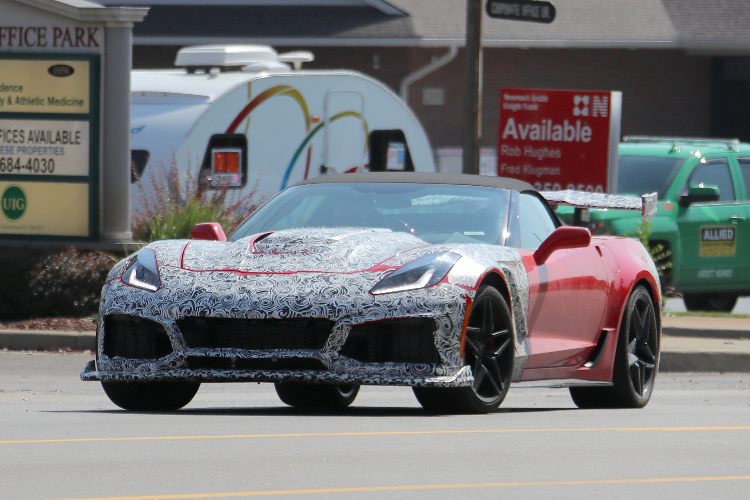 Corvette ZR1 front quarter