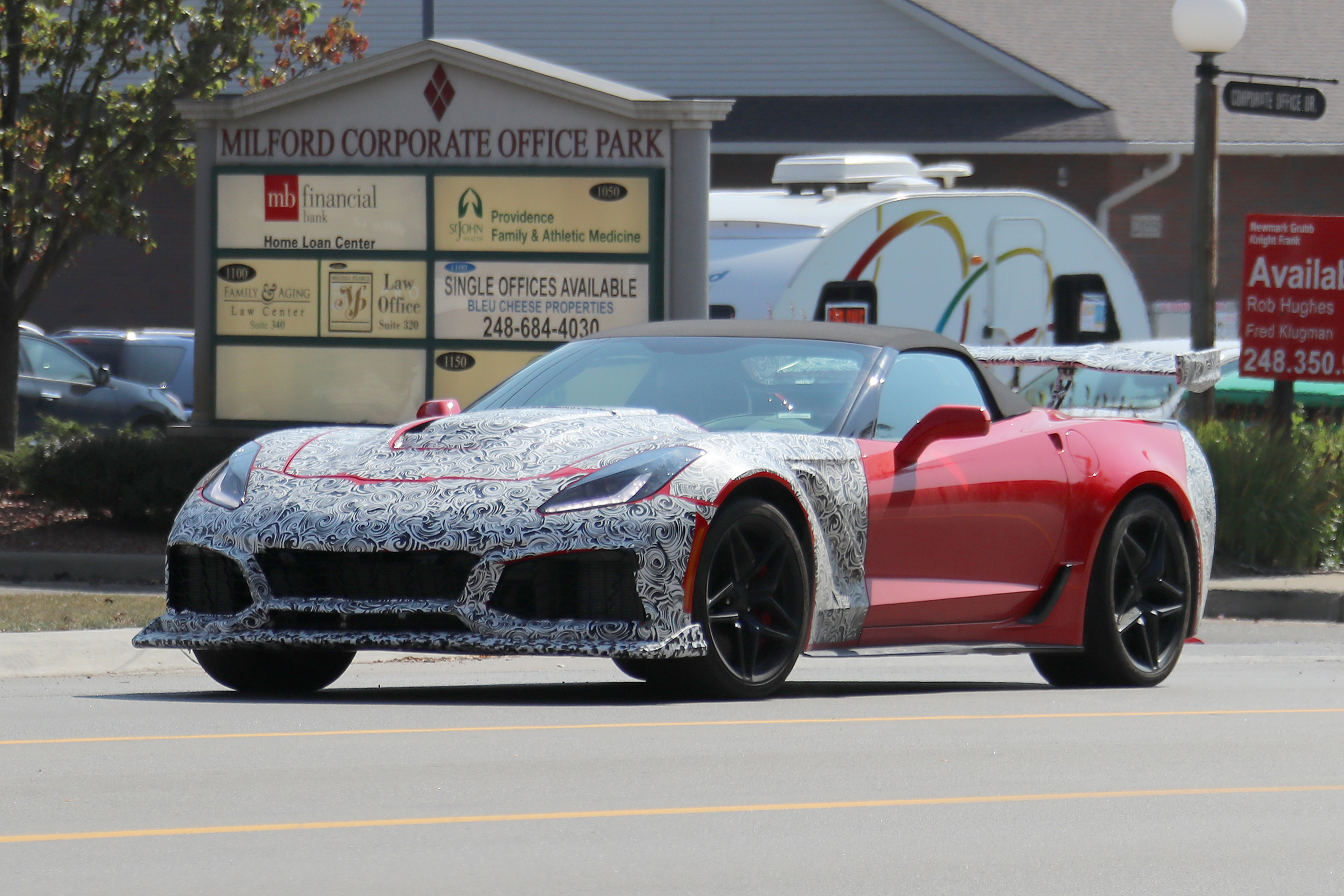 Corvette ZR1 front quarter