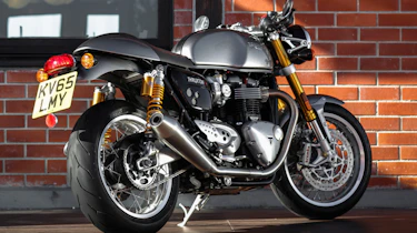 Triumph Thruxton R review - static rear