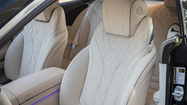 Mercedes S-Class coupe - front seats