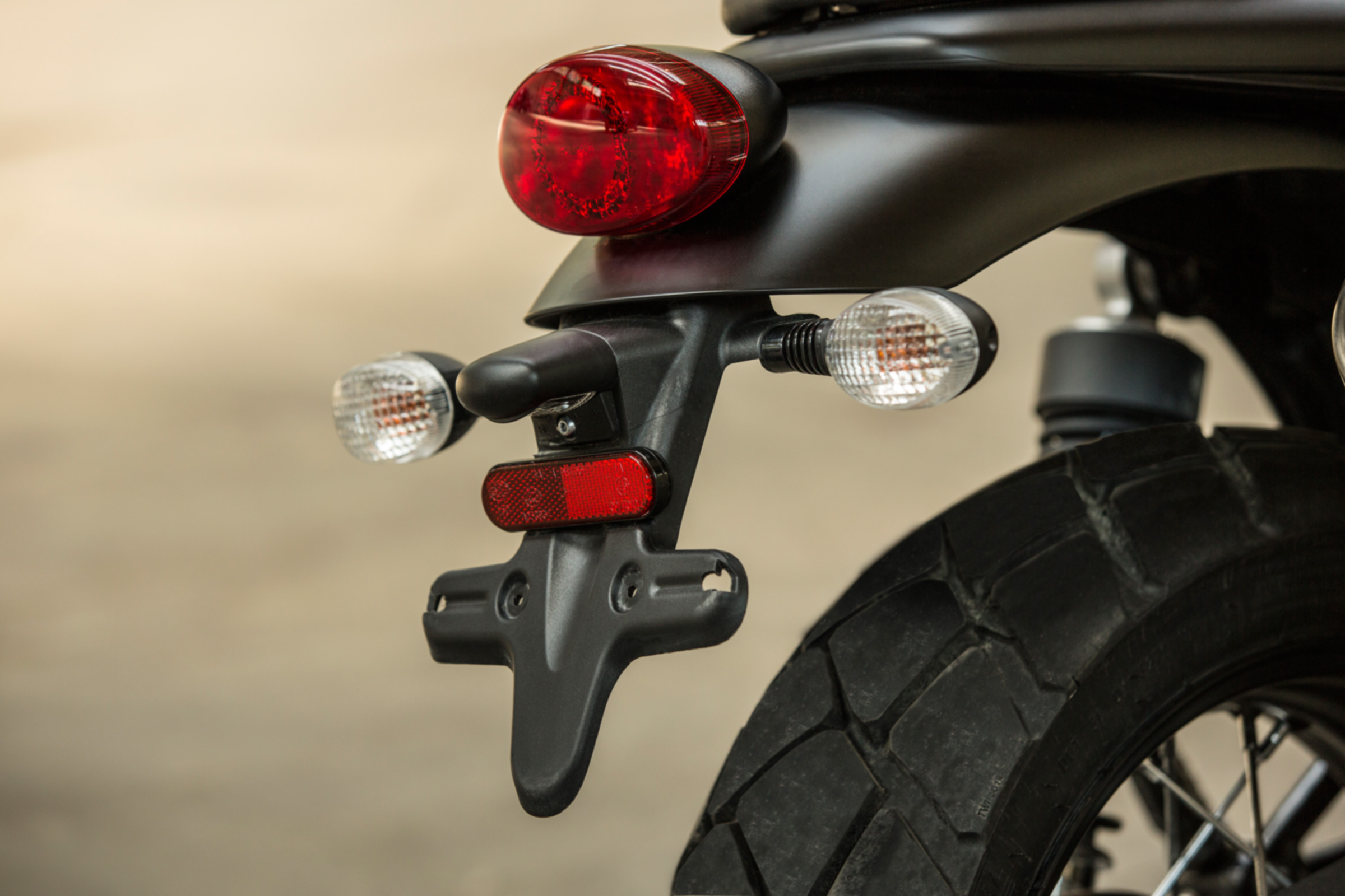 Triumph Street Scrambler review - rear lights