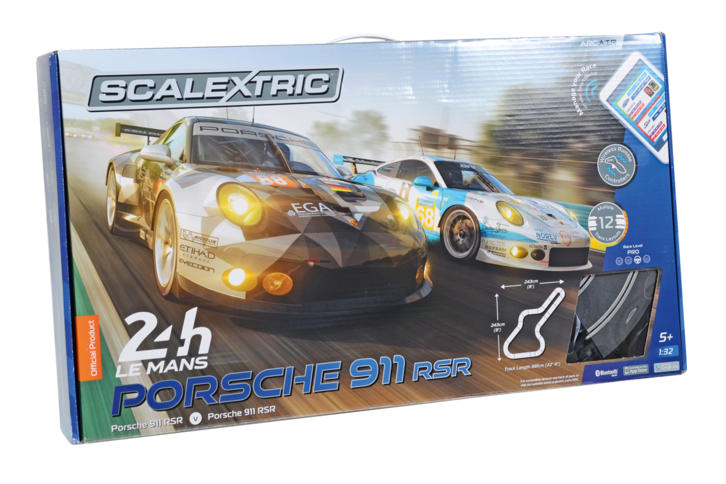 Best Scalextric and slot car sets 2017/2018 - Scalextric ARC Air 24H Le Mans Porsche 911
