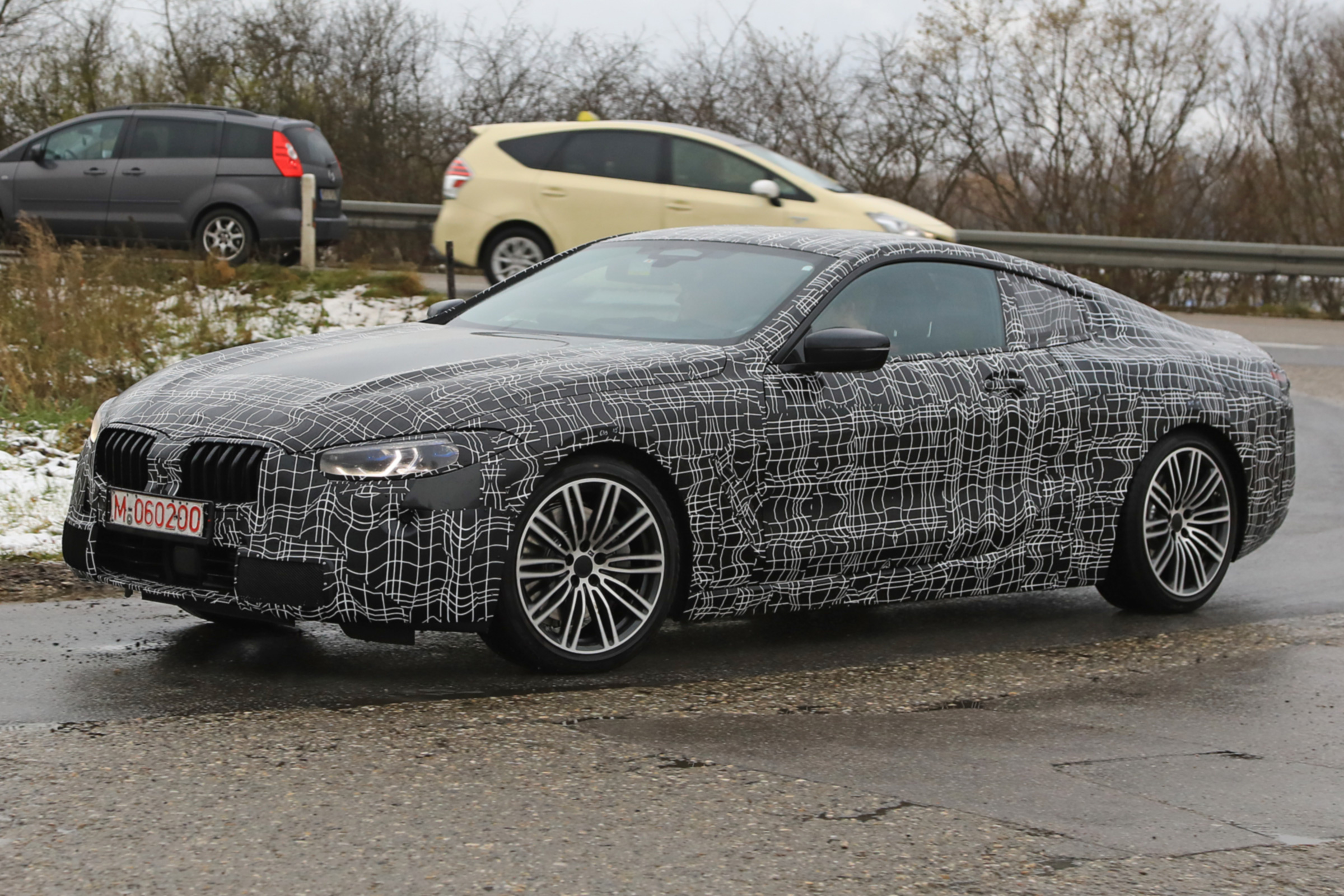 BMW 8 Series - spy shot header