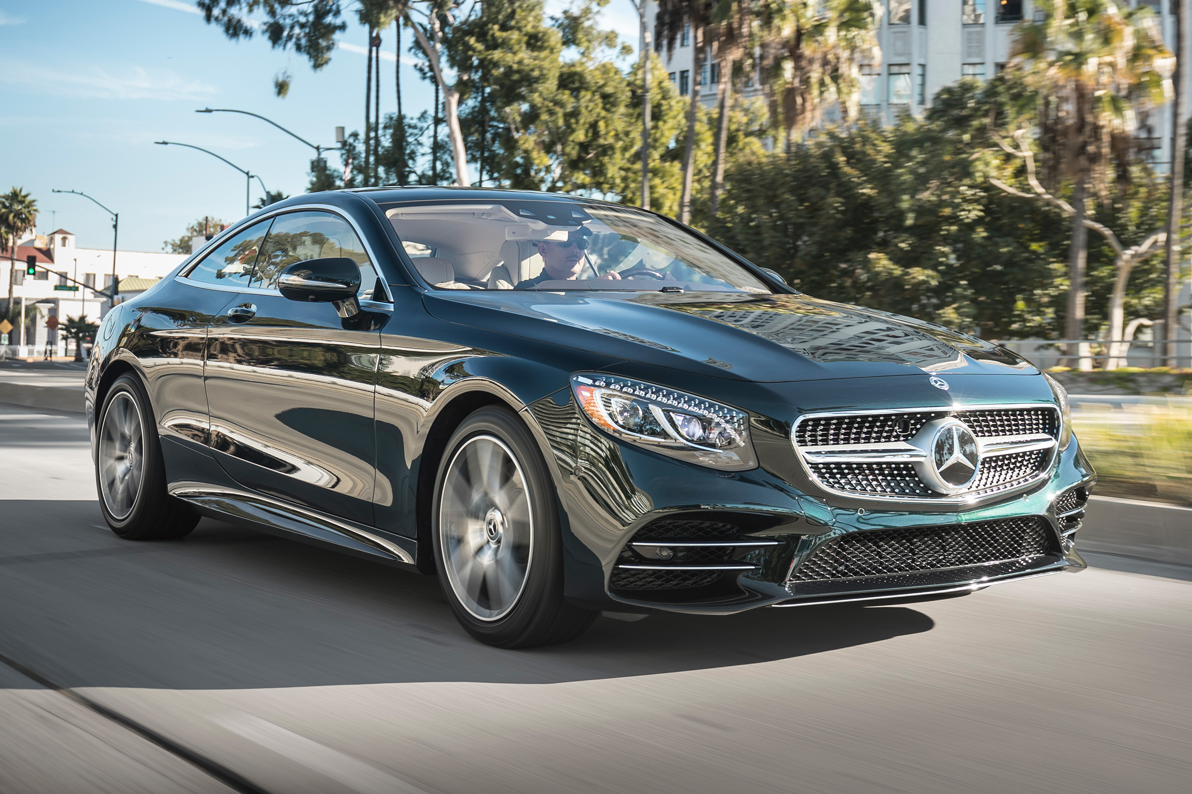 Mercedes S-Class coupe - front
