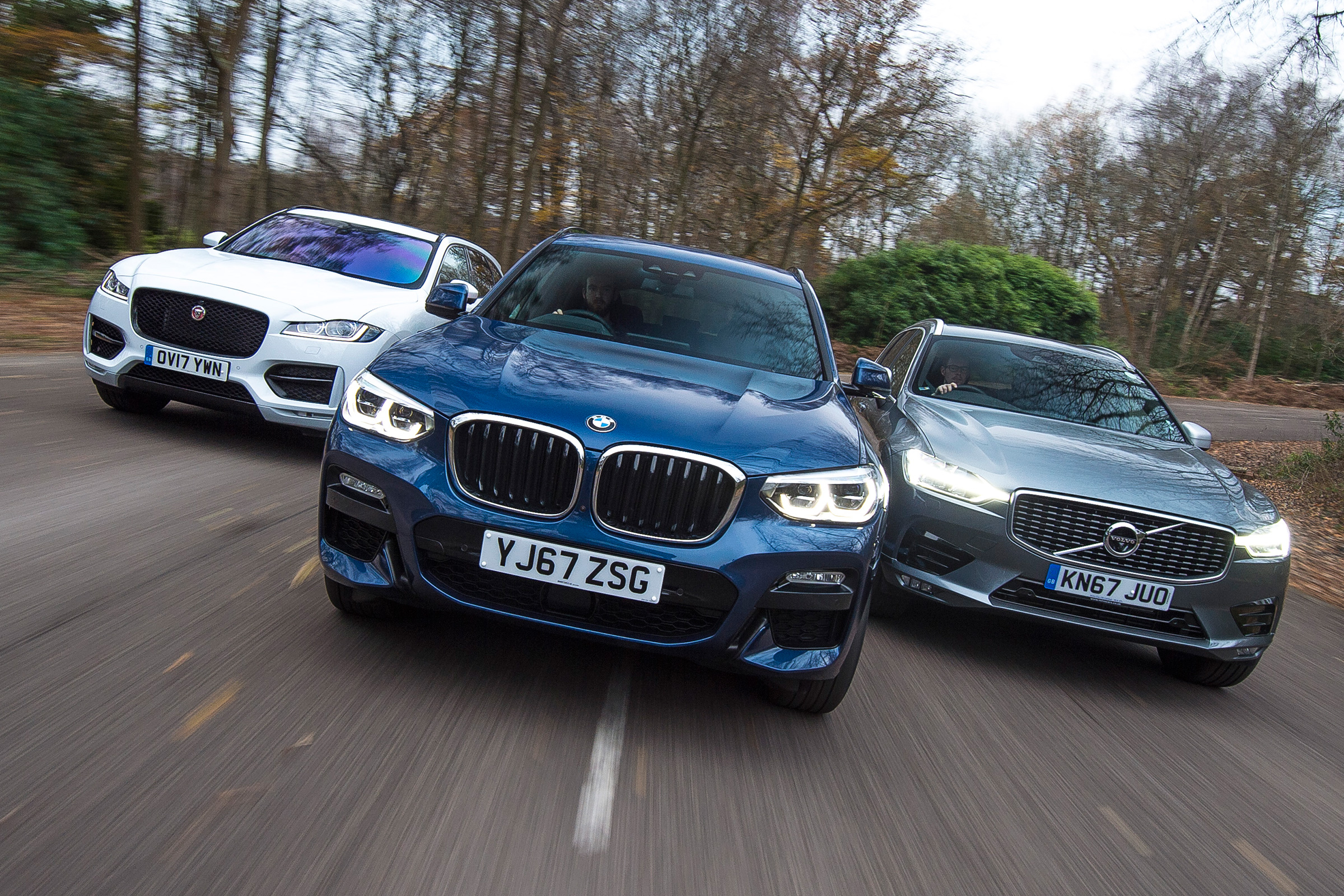 BMW X3 vs Volvo XC60 vs Jaguar F-Pace