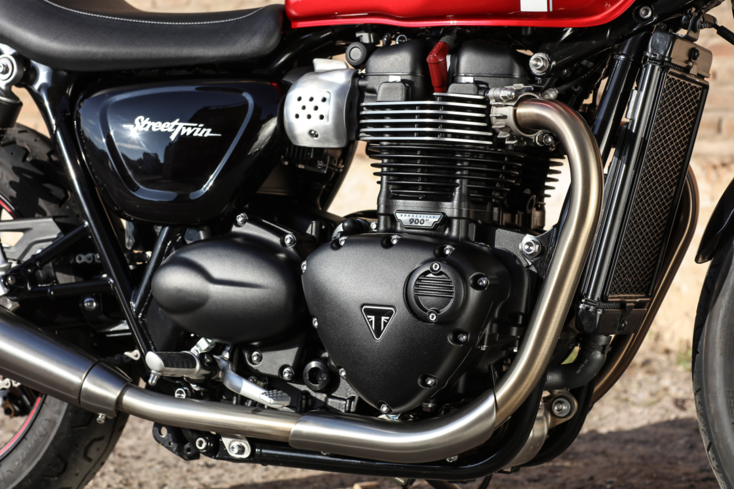 Triumph Street Twin review - engine close up