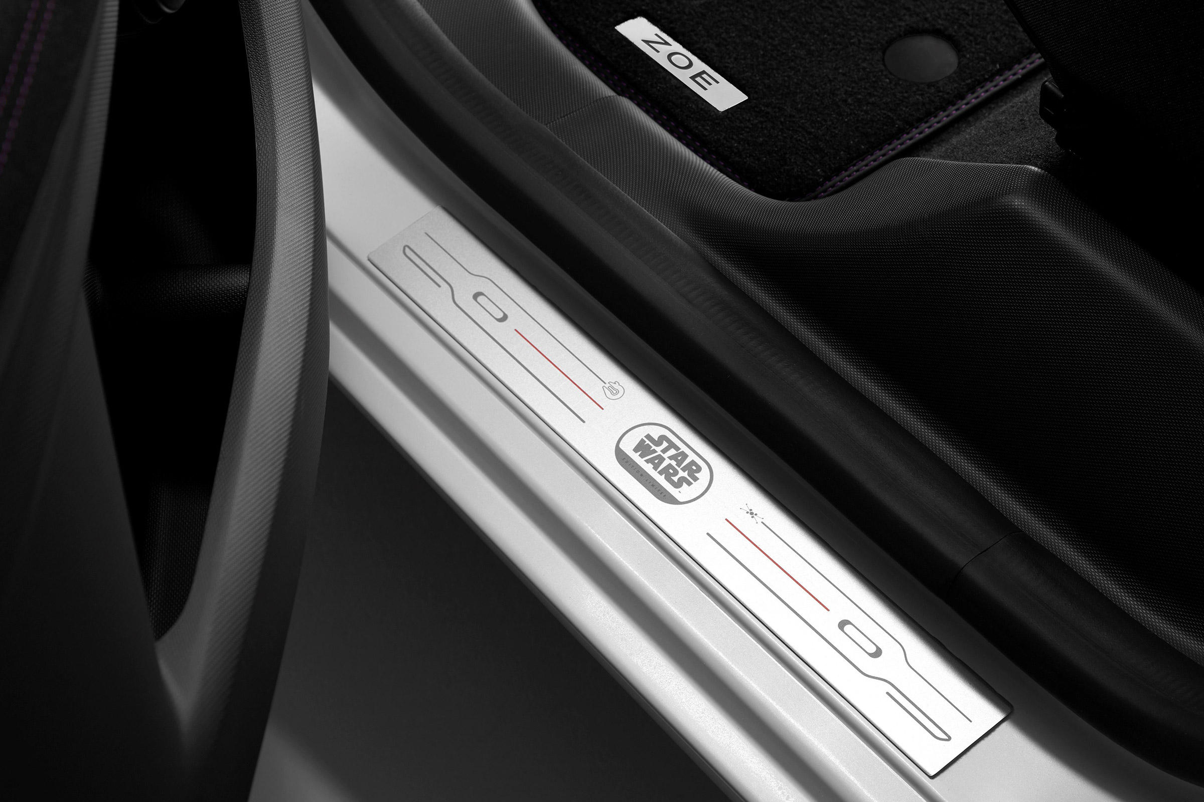 Renault Zoe Star Wars special edition - sill