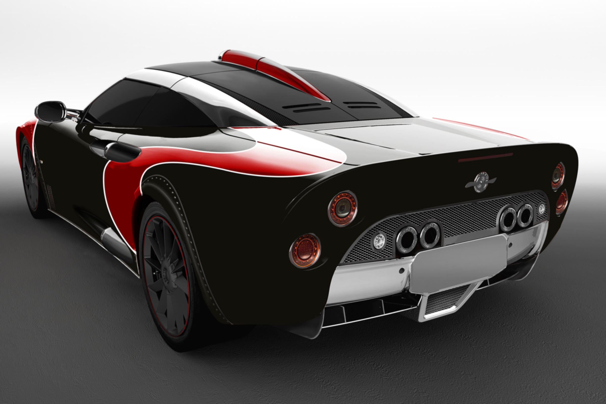 Spyker C8 Aileron - rear
