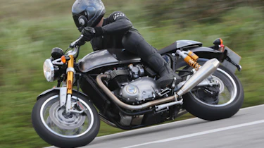 Triumph Thruxton R review - side
