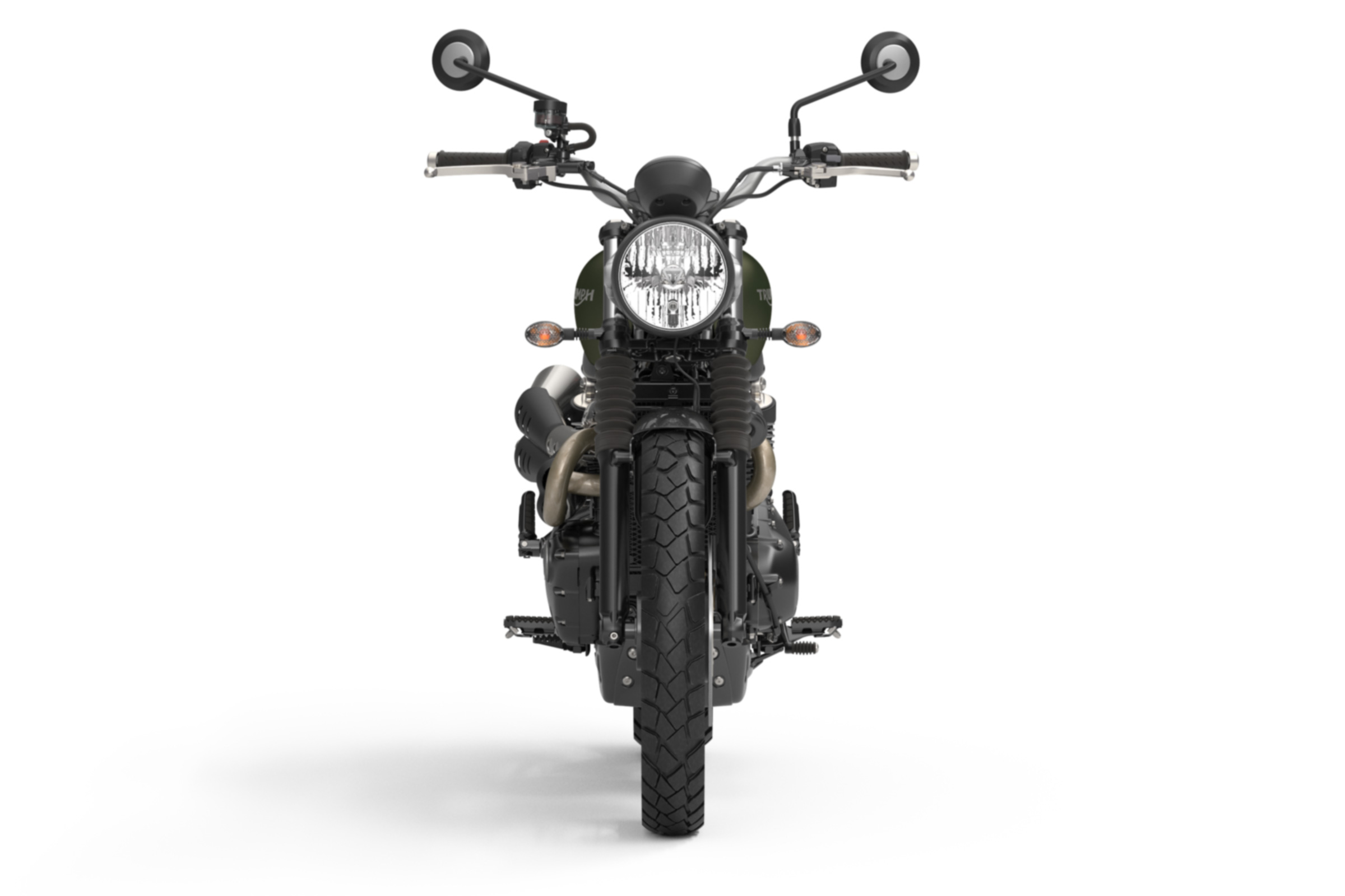 Triumph Street Scrambler review - front static