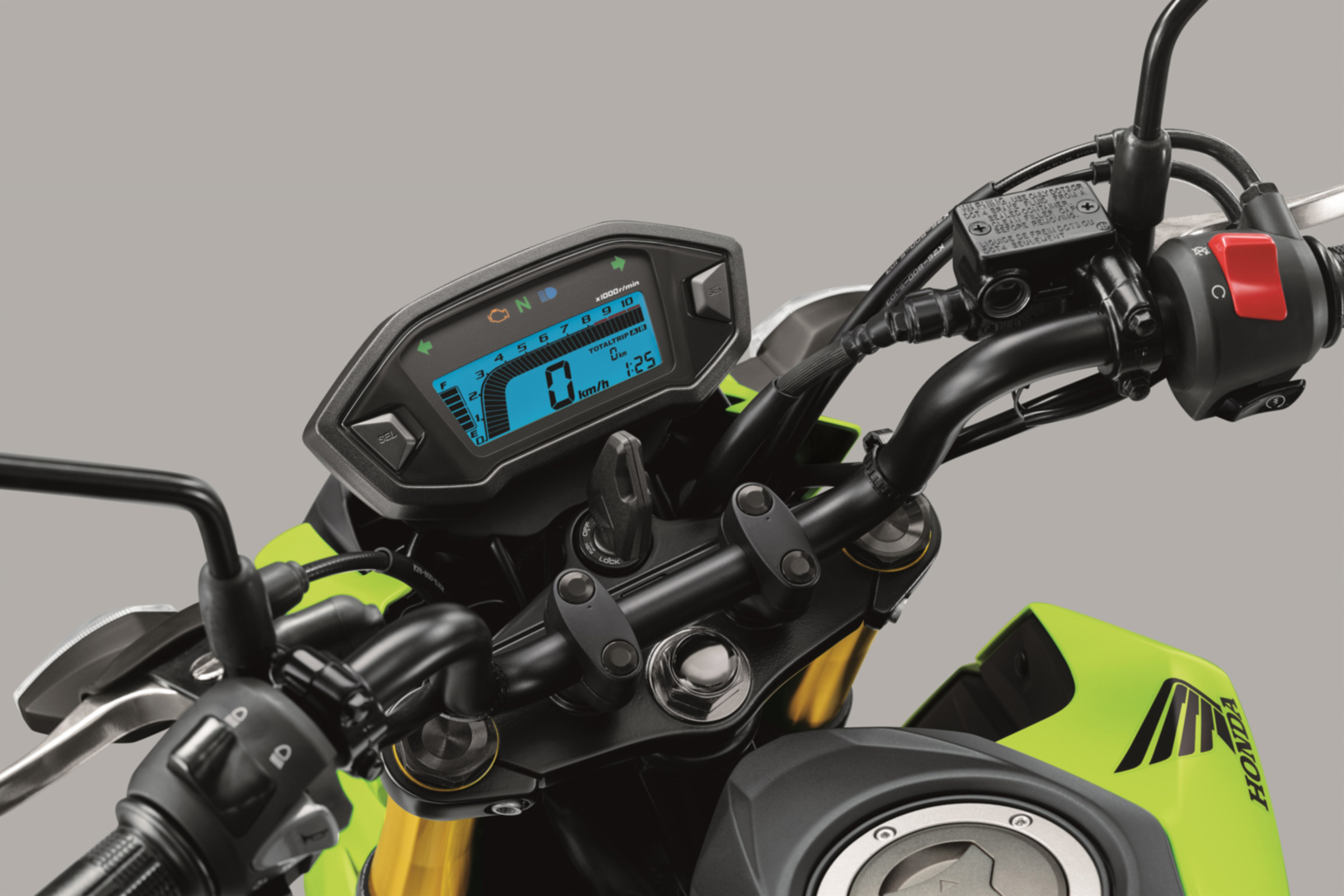 Honda MSX 125 review - dash