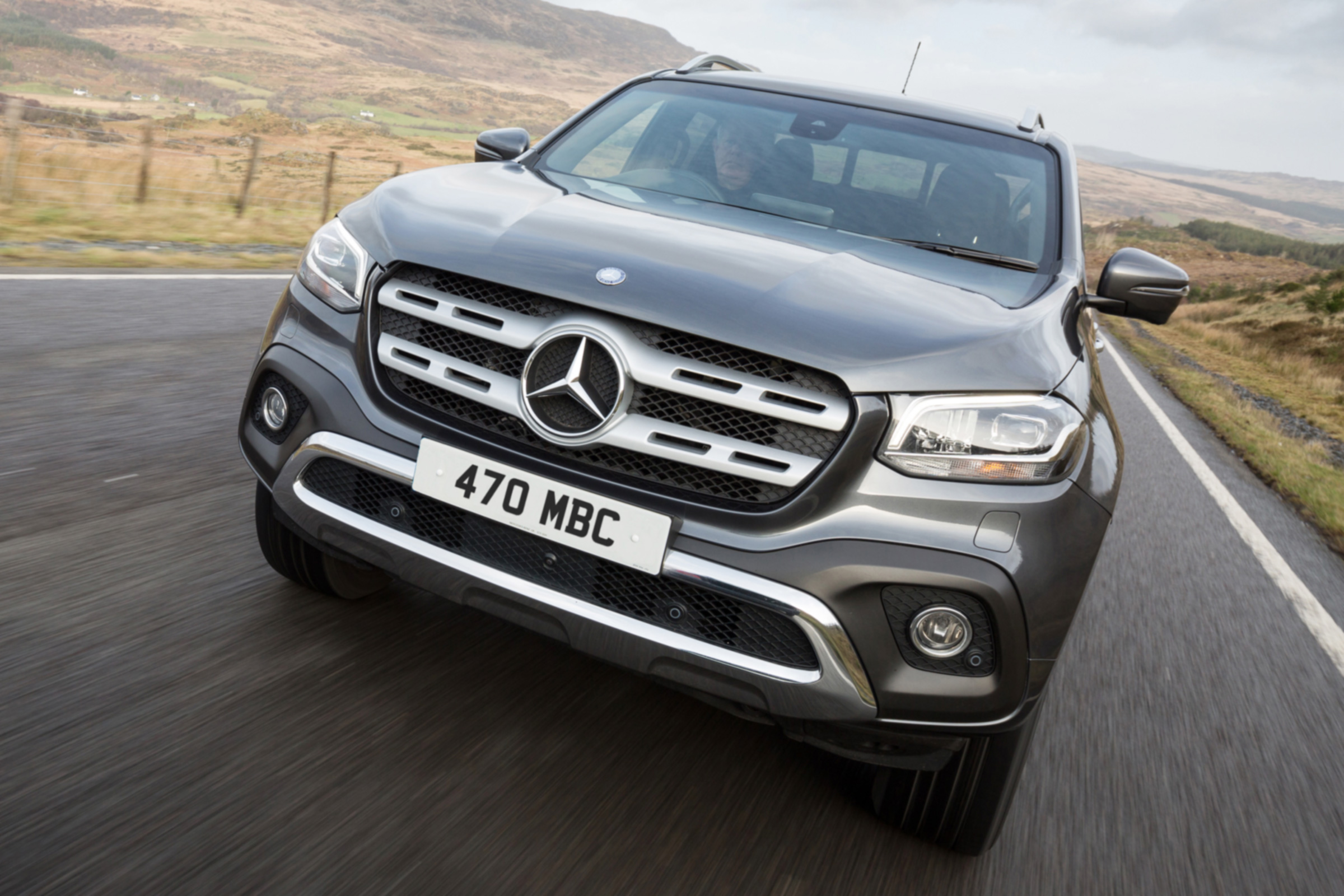 Mercedes X-Class review - front grey