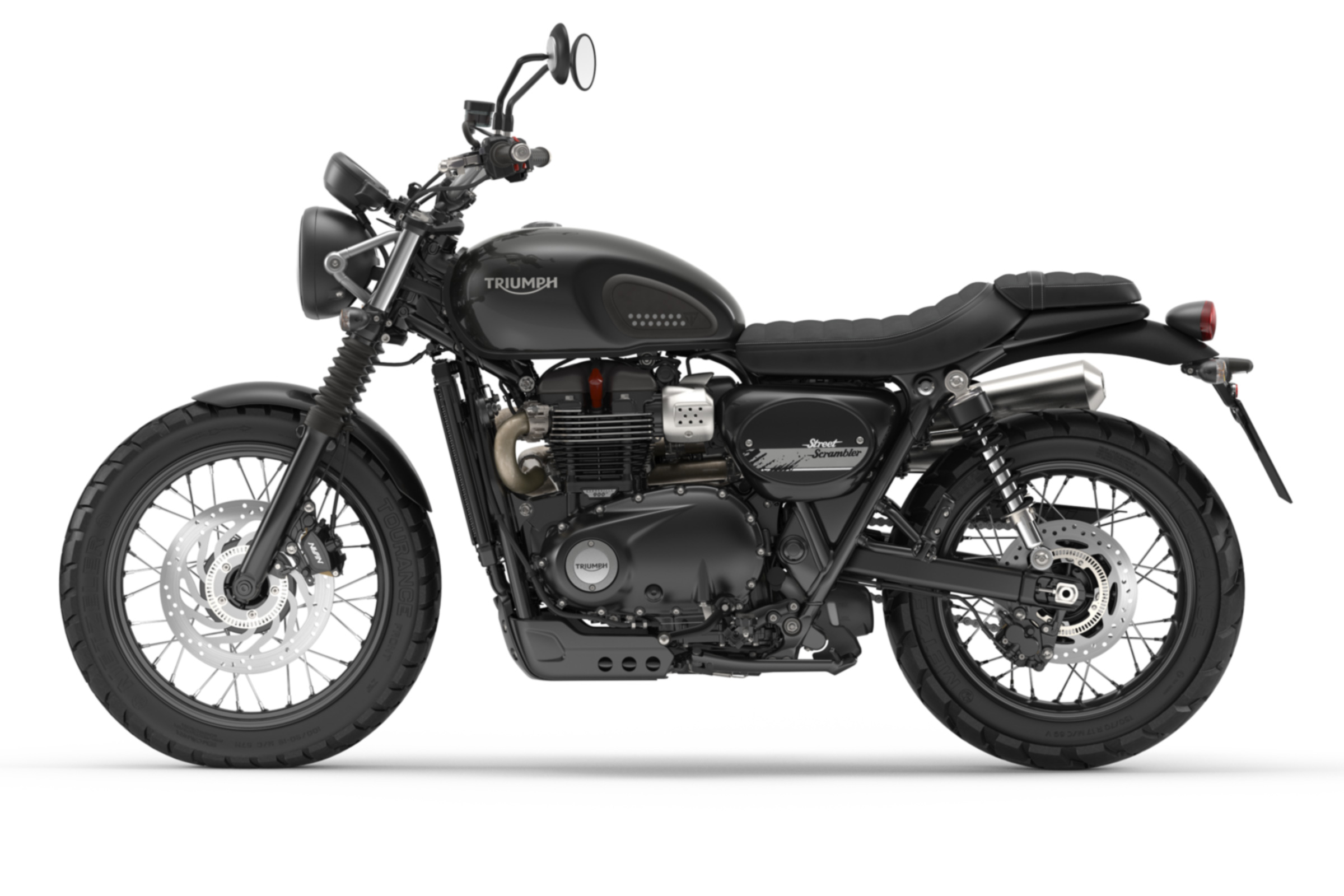Triumph Street Scrambler review - side prof