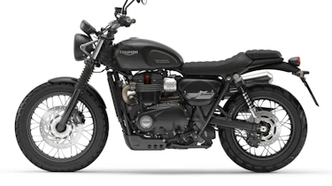 Triumph Street Scrambler review - side prof