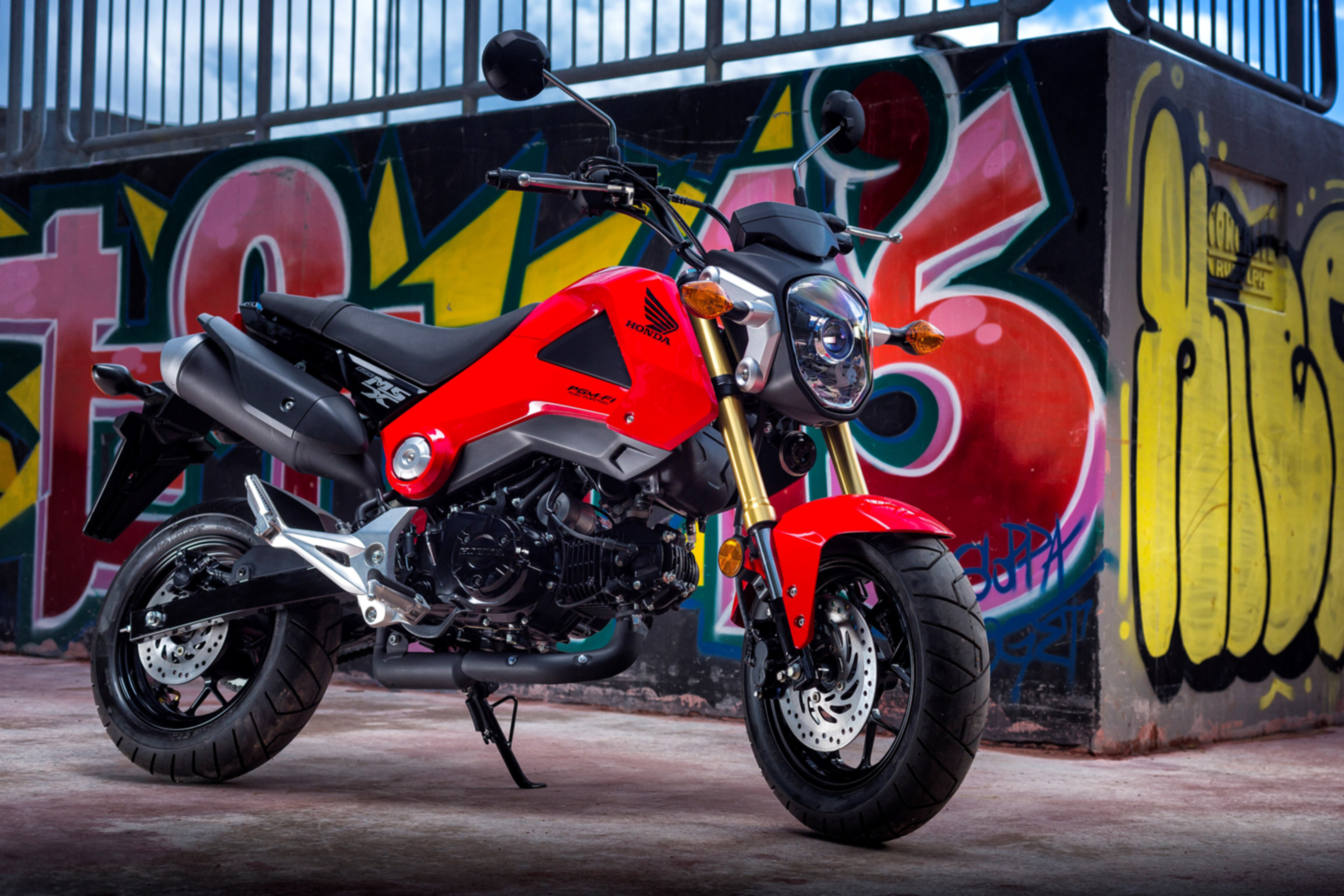 Honda MSX 125 review - parked