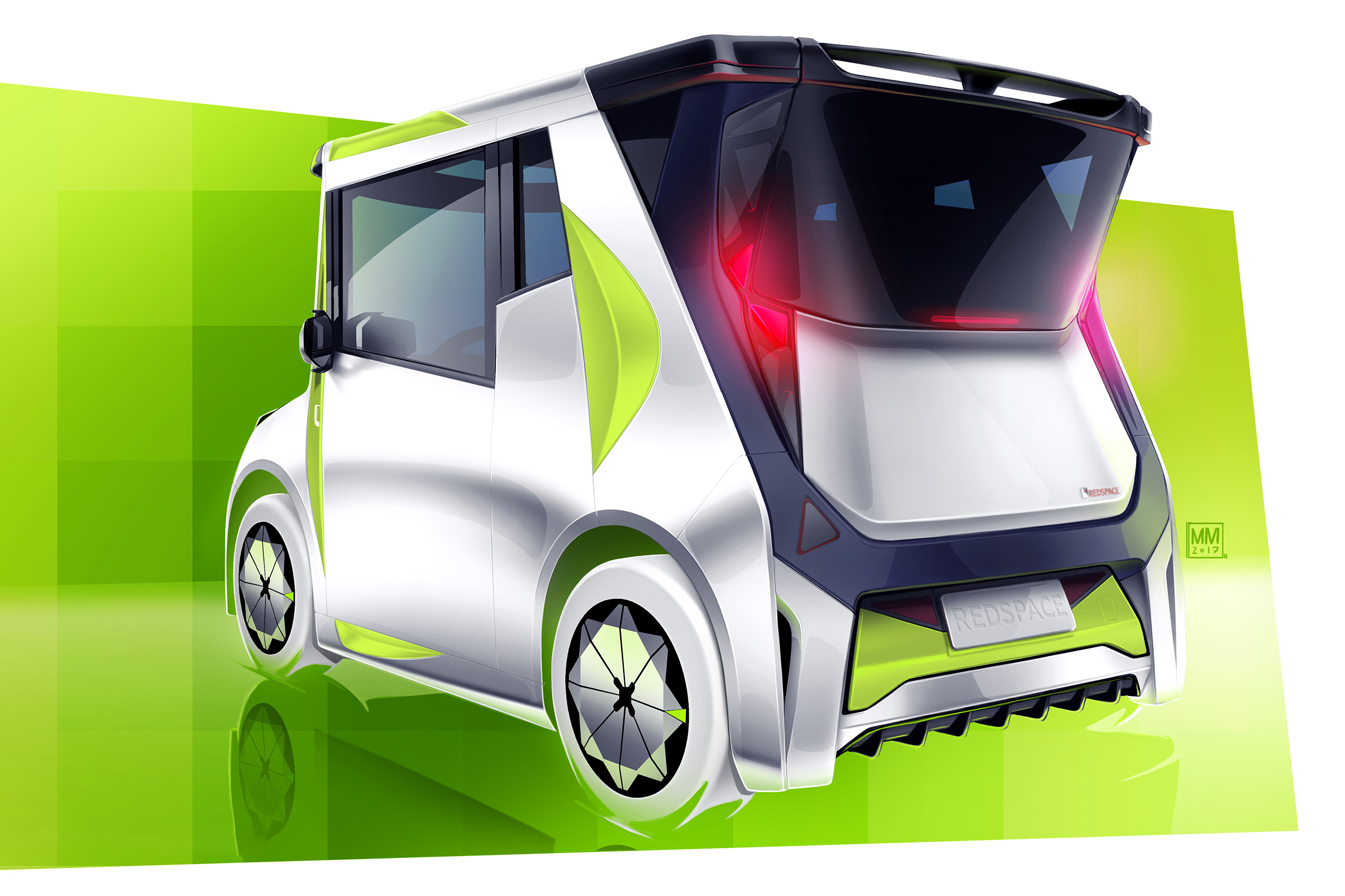REDS EV - rear