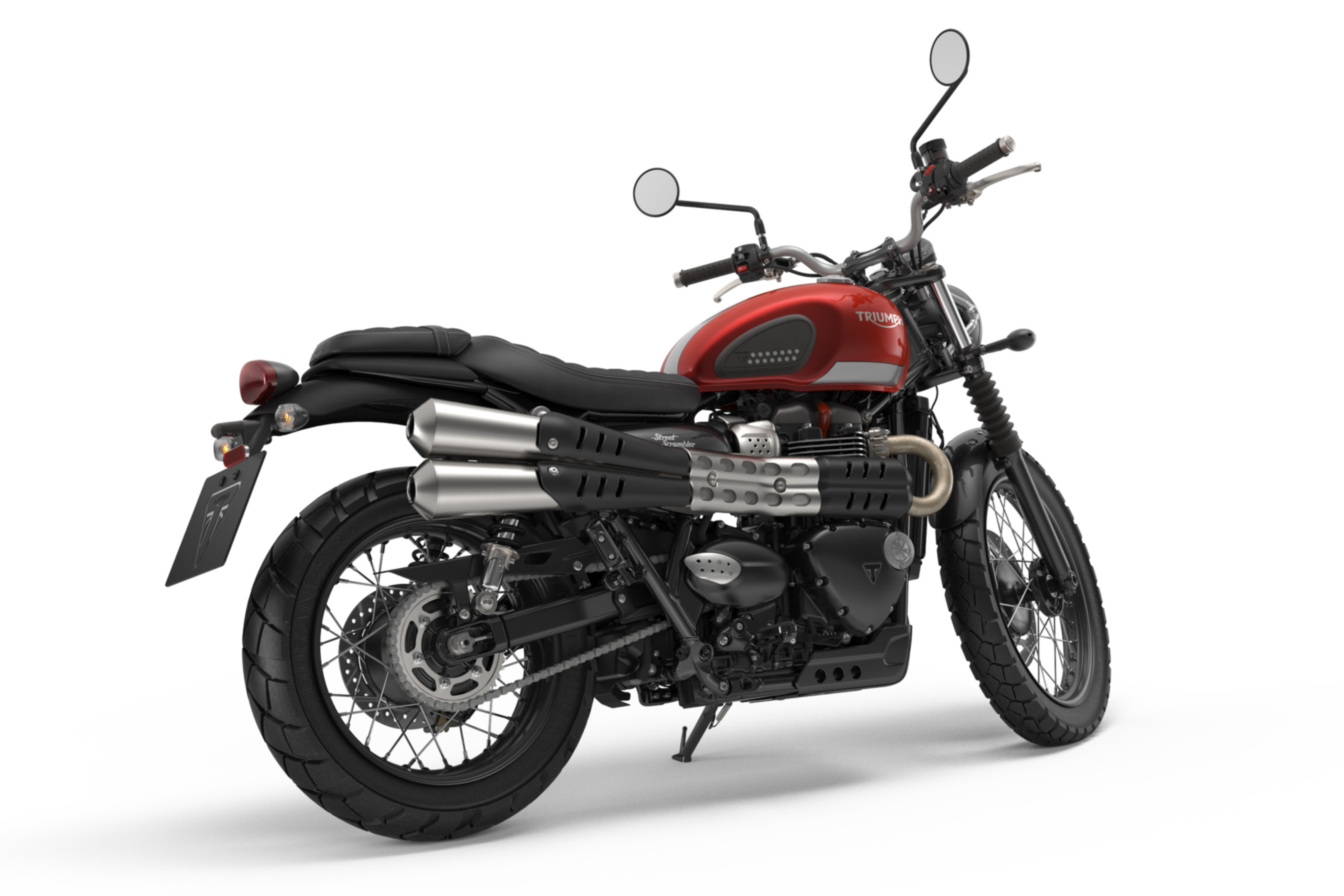 Triumph Street Scrambler review - rear quarter