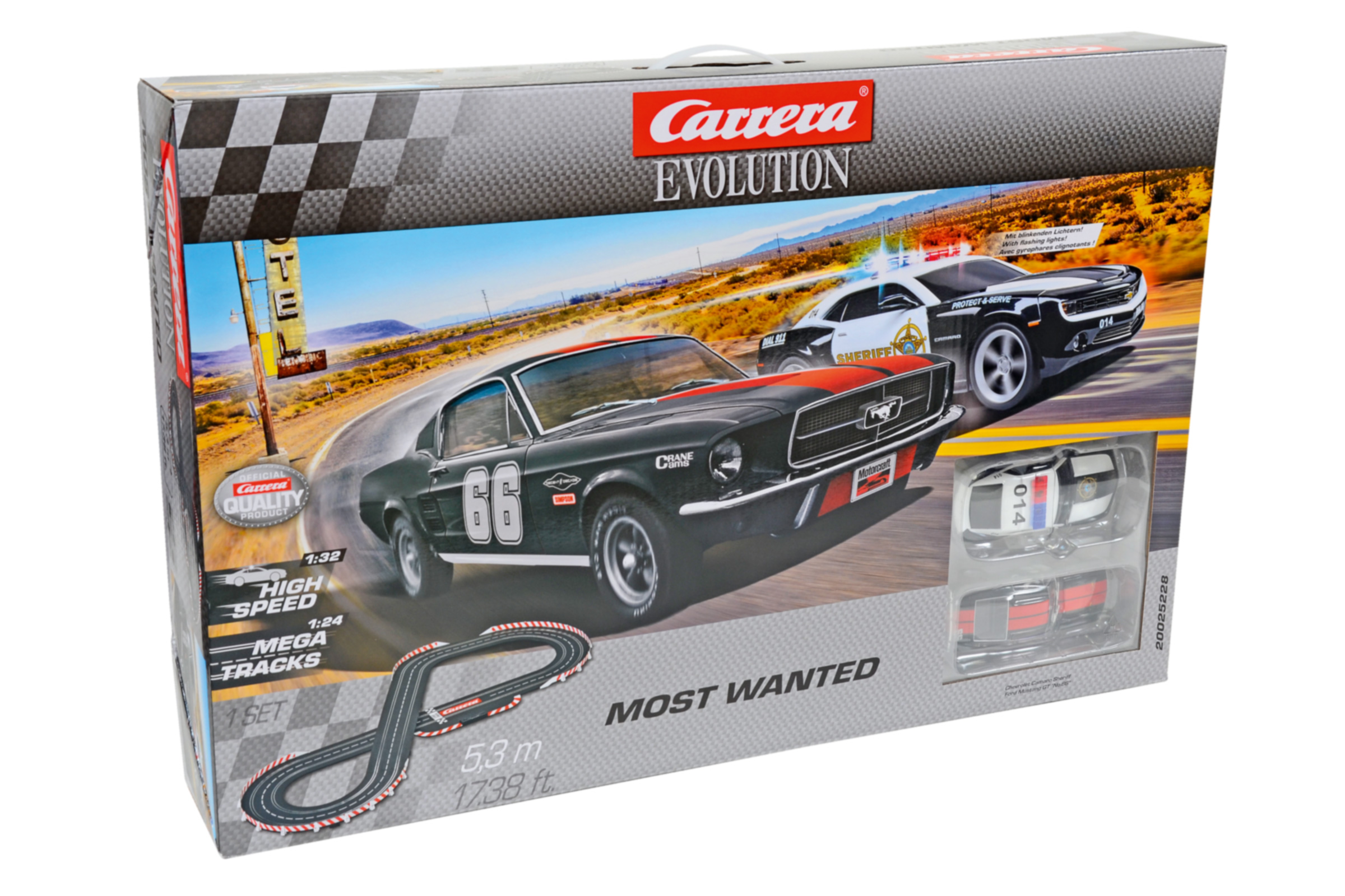 Best Scalextric and slot car sets 2017/2018 - Carrera Evolution Most Wanted