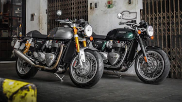 Triumph Thruxton R review - twin photo