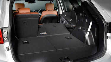 Used Hyundai Santa Fe - boot seats down