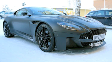 Aston Martin Vanquish winter spy front quarter