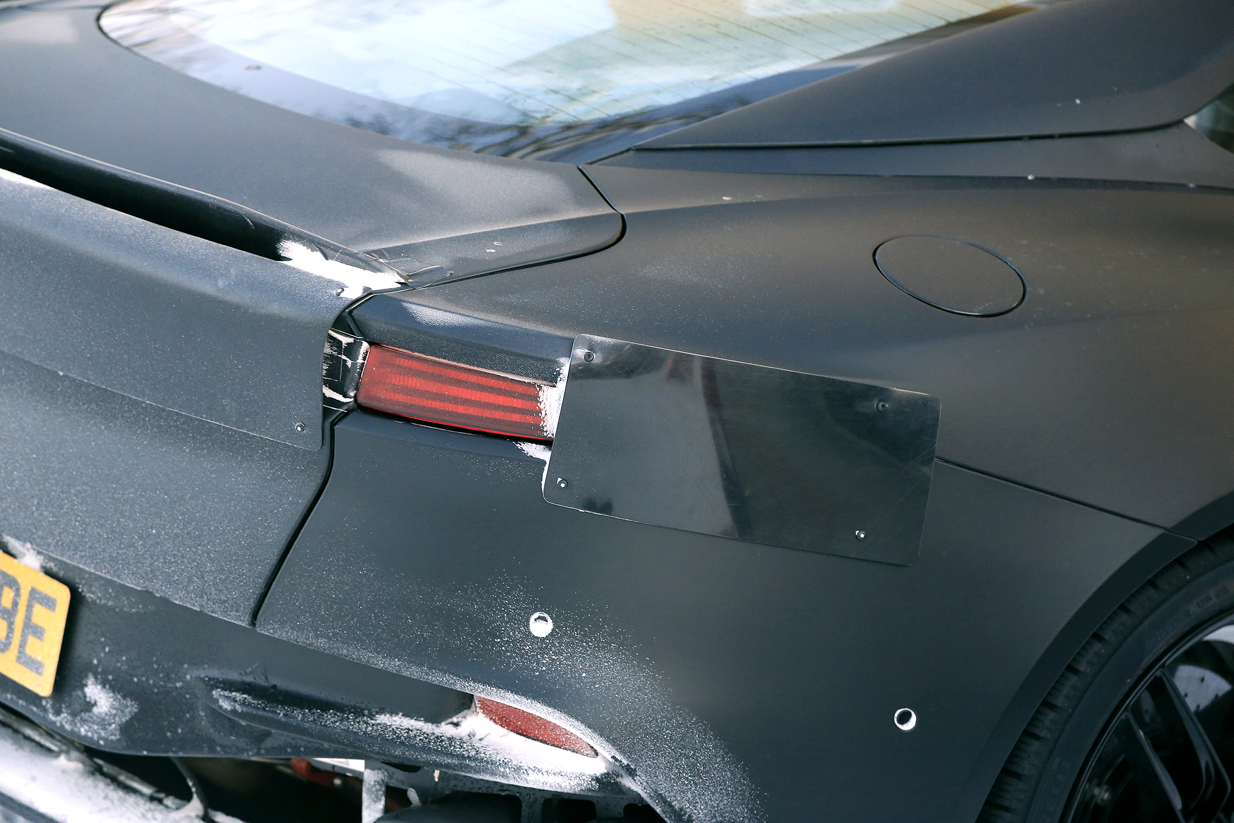 Aston Martin Vanquish winter spy taillight