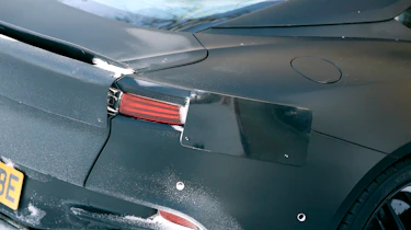 Aston Martin Vanquish winter spy taillight