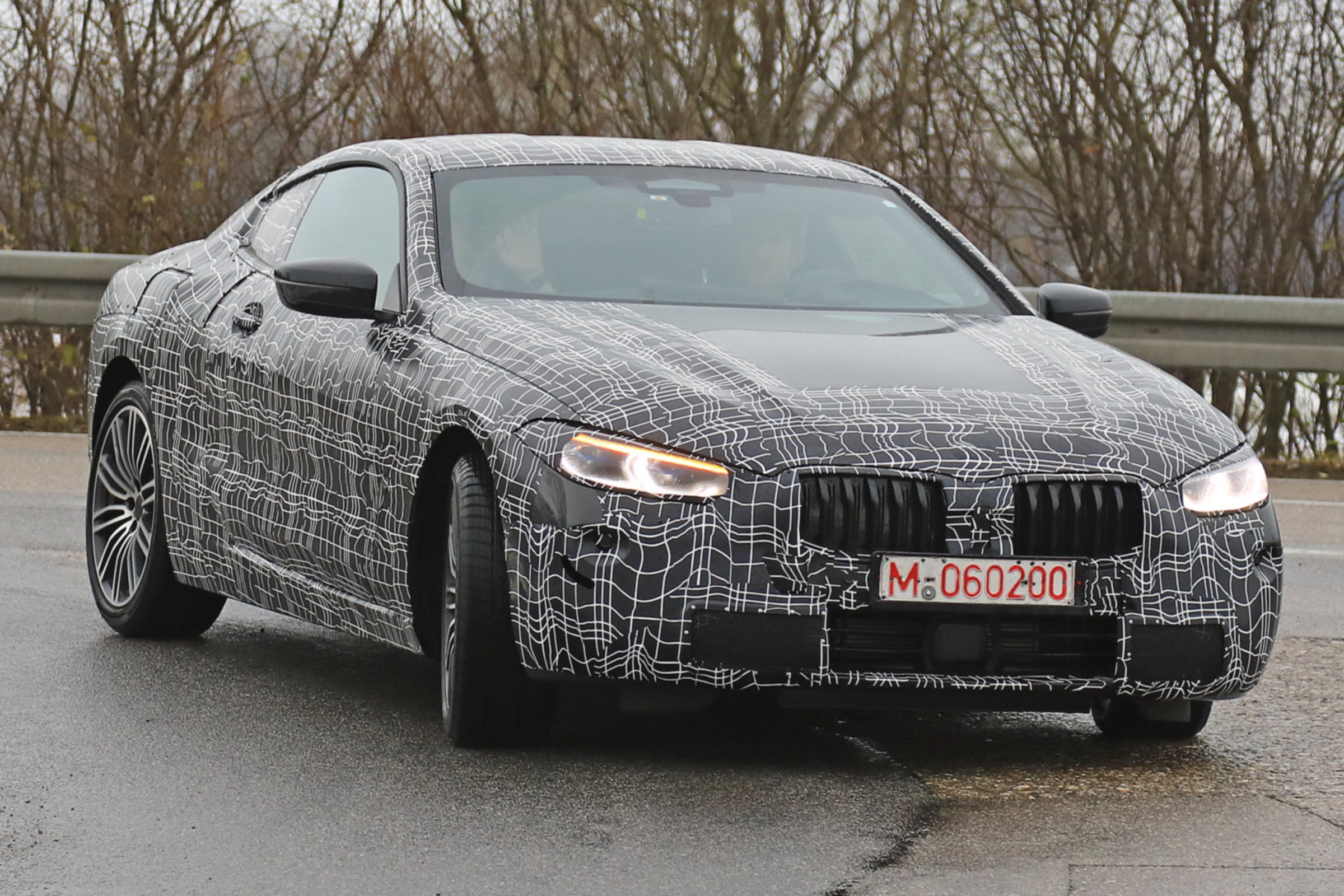 BMW 8 Series - spy shot front