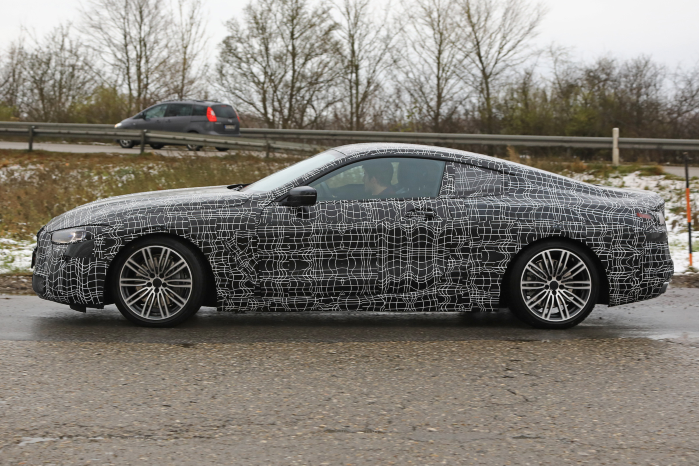 BMW 8 Series - spy shot side profile