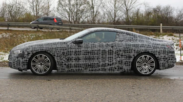 BMW 8 Series - spy shot side profile