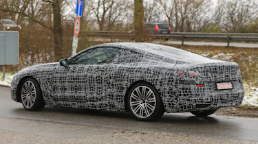 BMW 8 Series - spy shot rear quarter