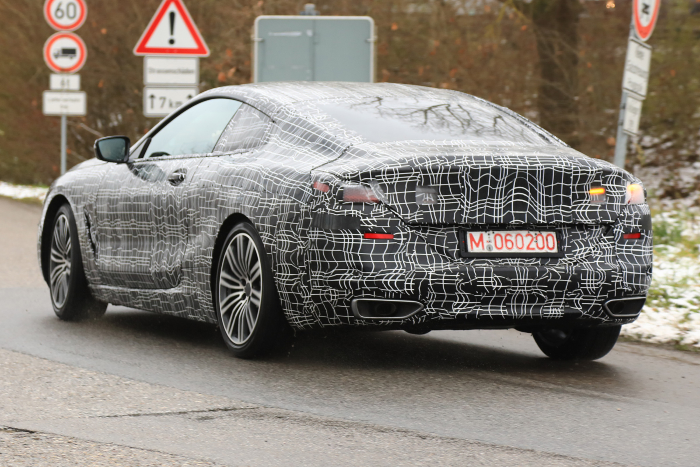 BMW 8 Series - spy shot rear