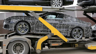 BMW 8 Series - spy shot side loaded