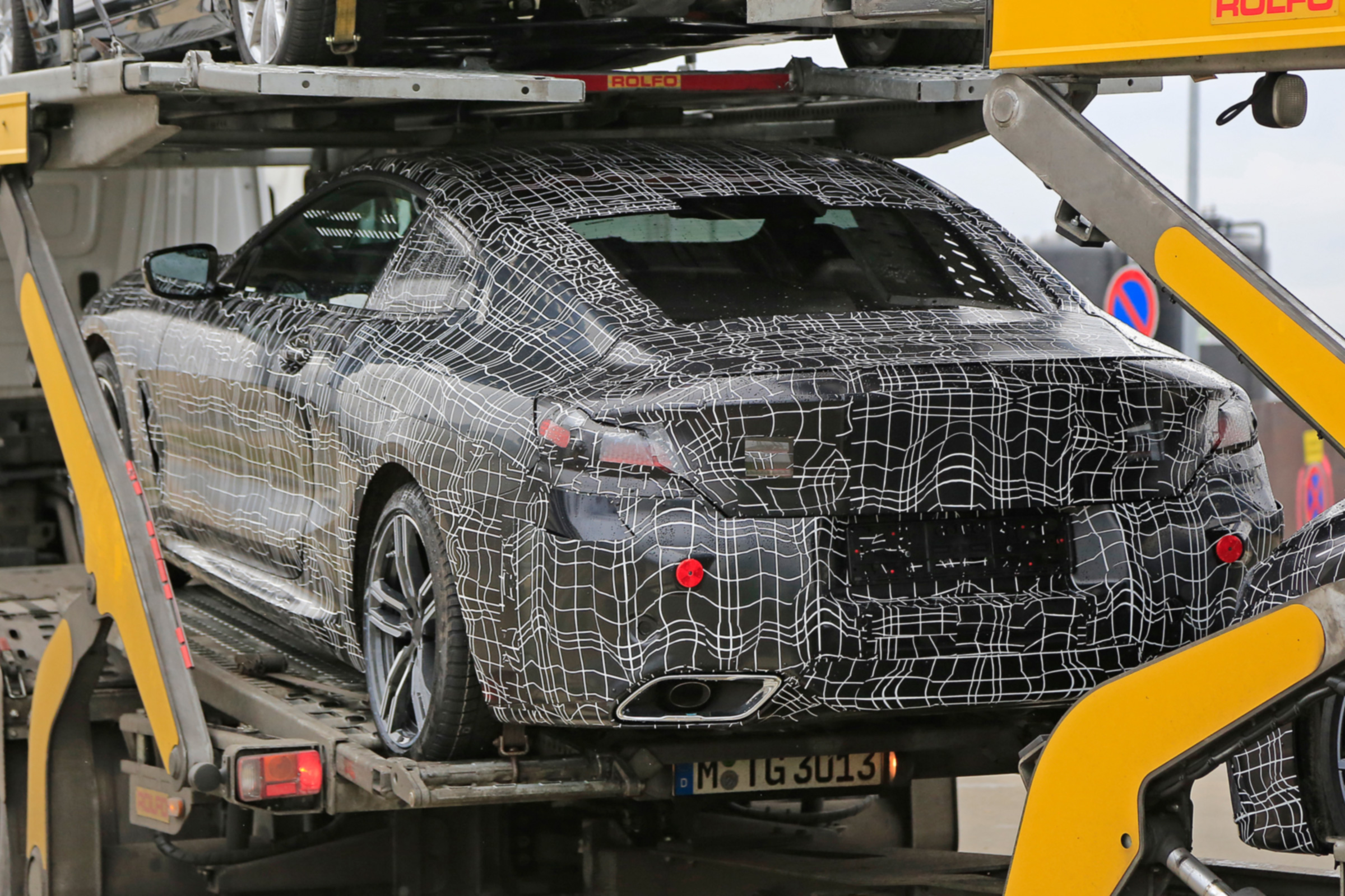 BMW 8 Series - spy shot quarter rear