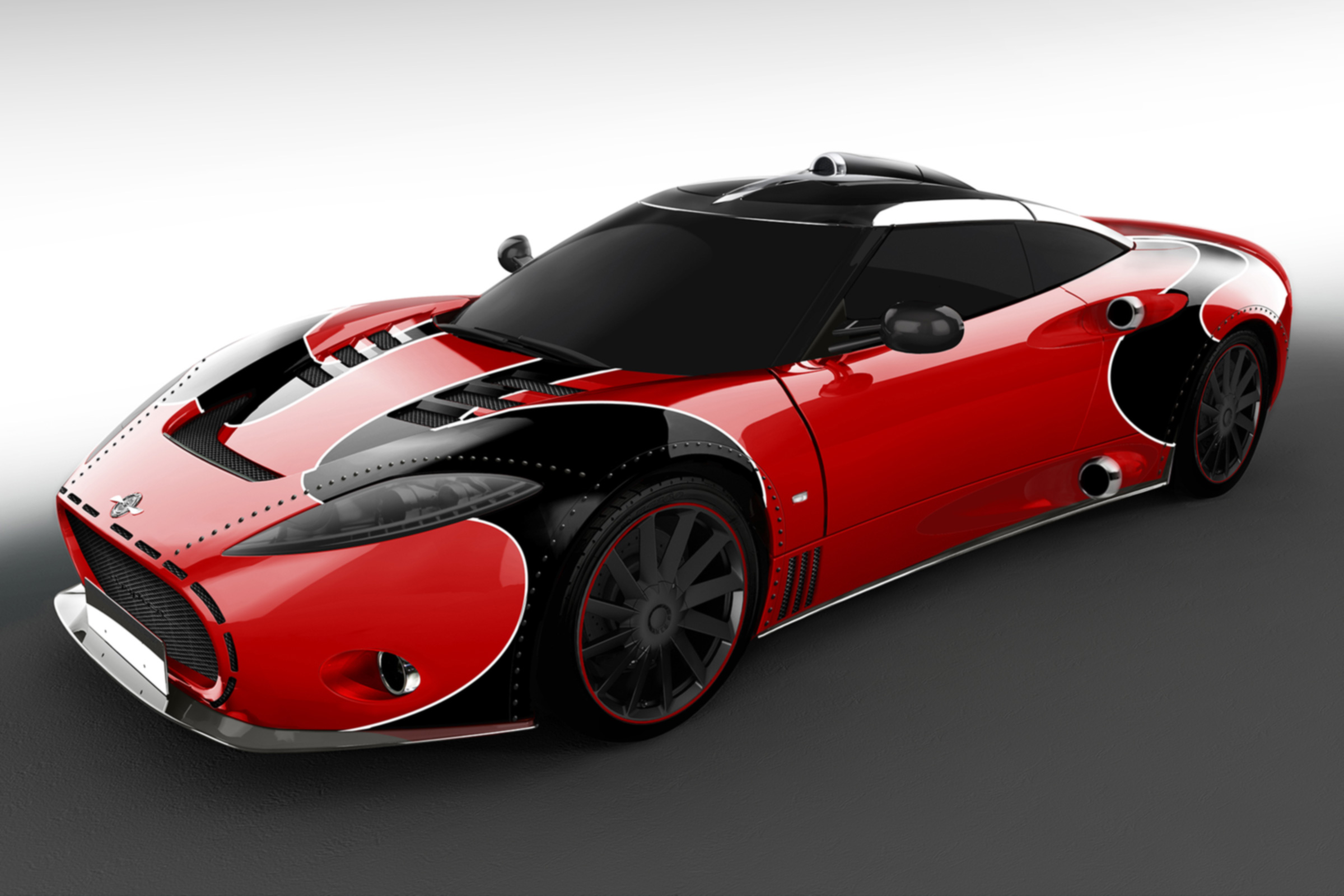 Spyker C8 Aileron - red front