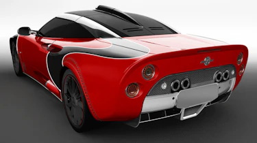 Spyker C8 Aileron - red rear