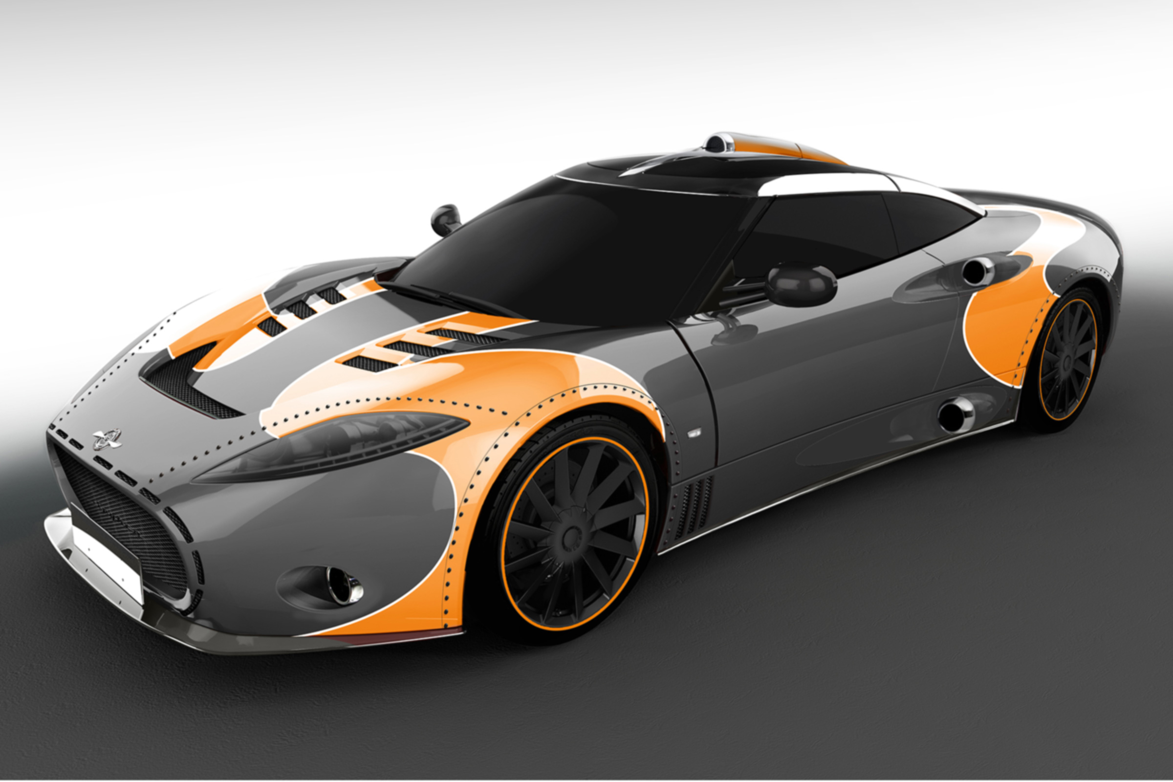 Spyker C8 Aileron - orange