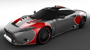 Spyker C8 Aileron - grey and red