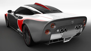 Spyker C8 Aileron - grey and red rear