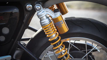 Triumph Thruxton R review - rear shocks