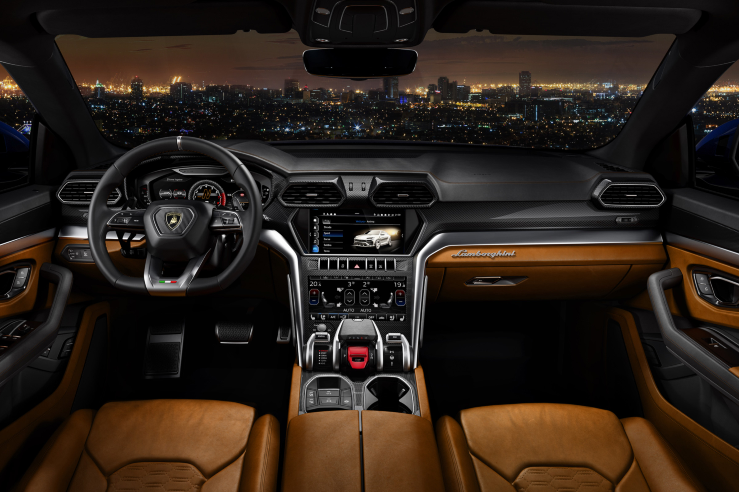 Lamborghini Urus - interior shot