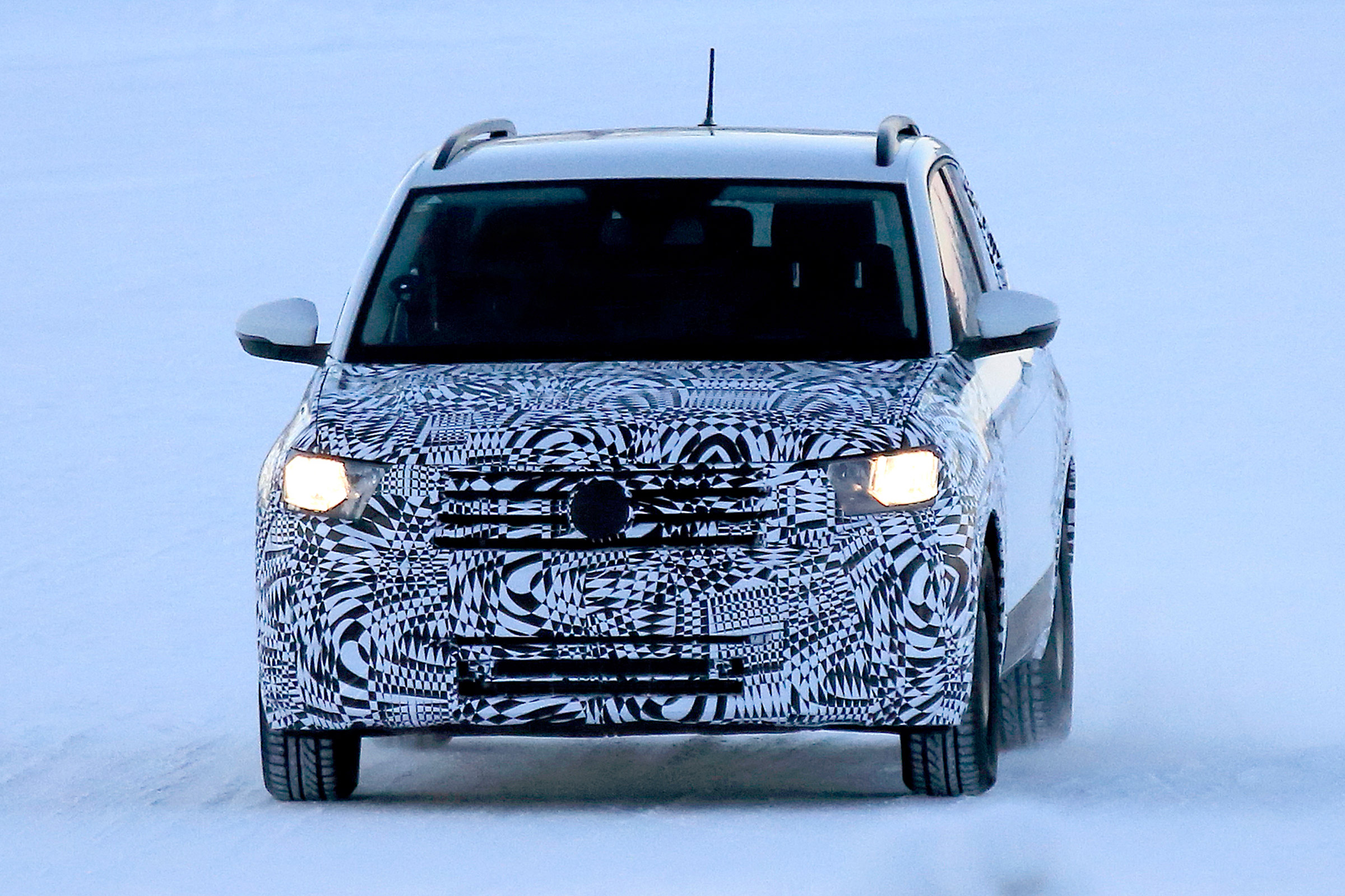 Volkswagen T-Cross - spy shot full front
