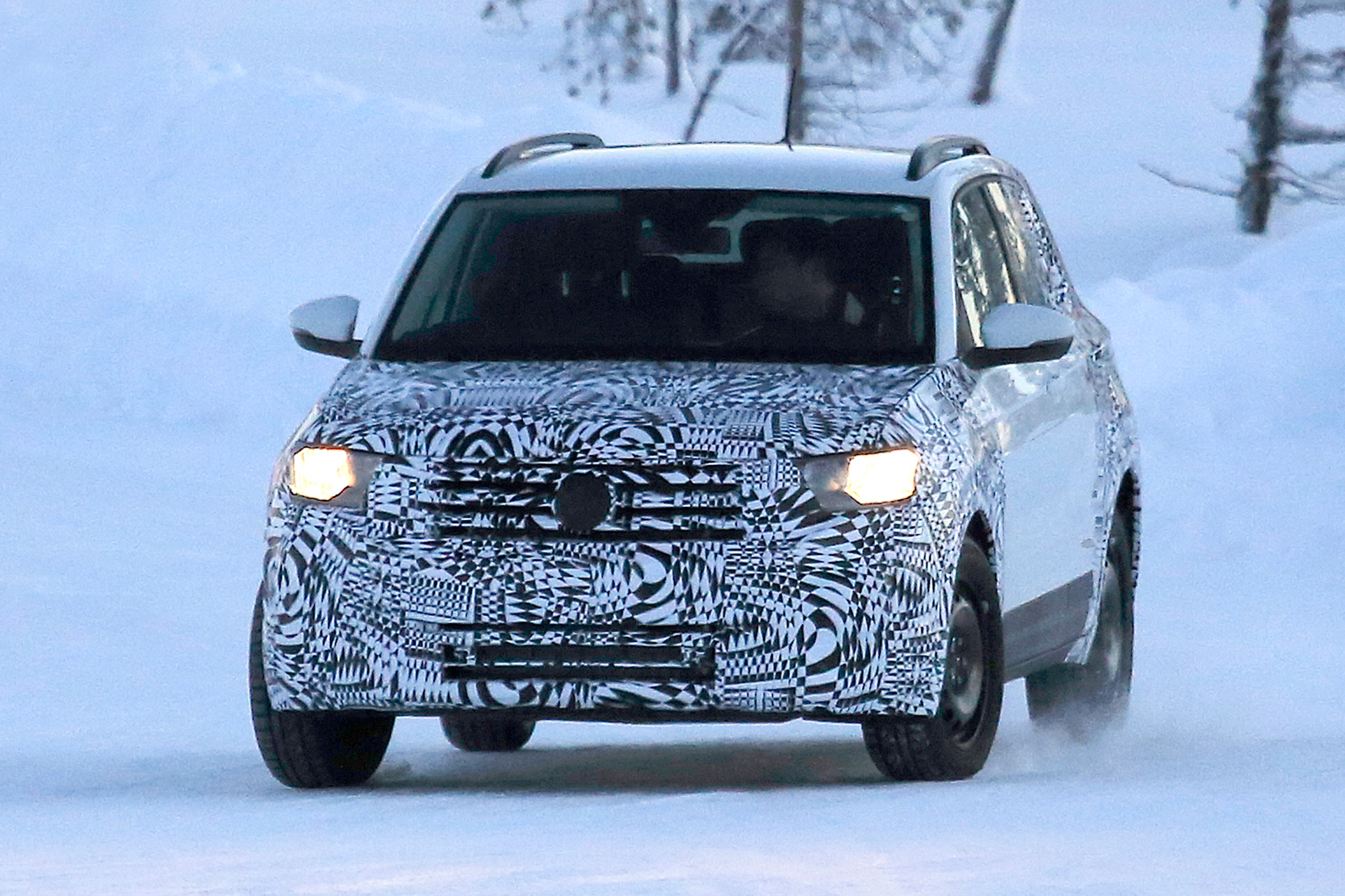 Volkswagen T-Cross - spy shot front