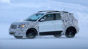 Volkswagen T-Cross - spy shot side