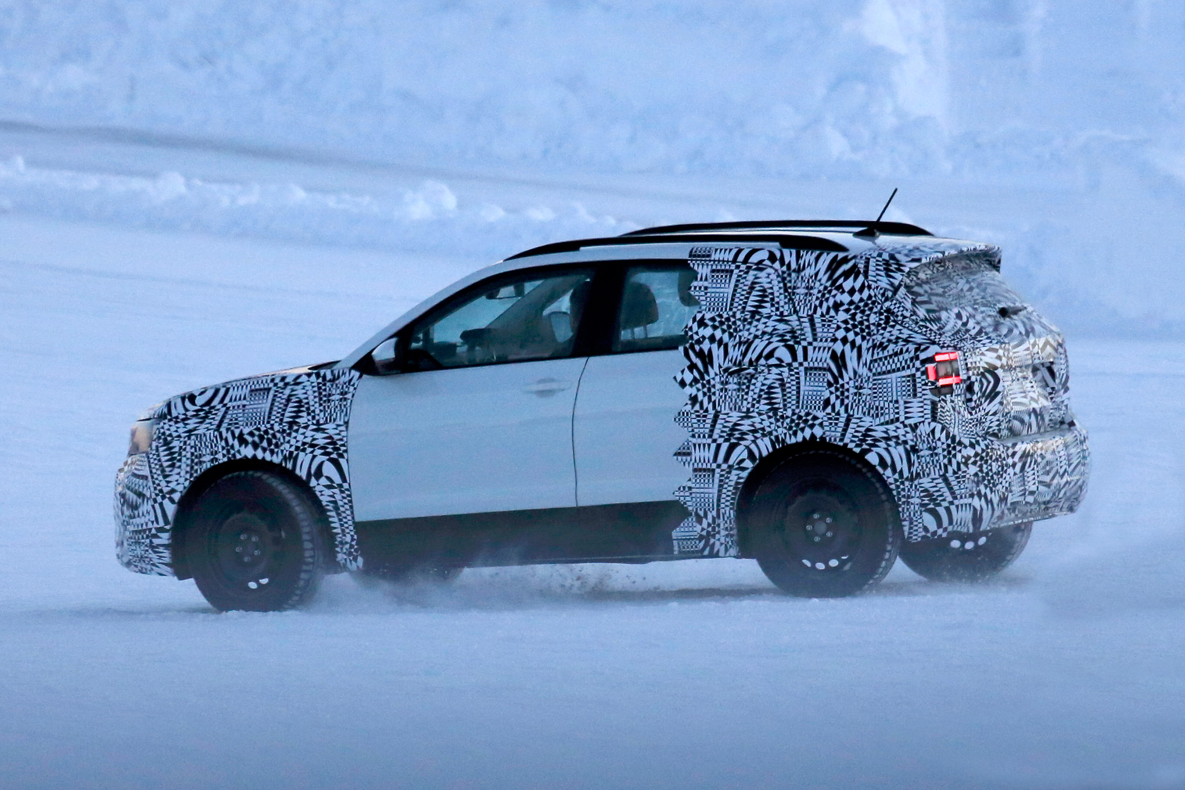 Volkswagen T-Cross - spy shot full side