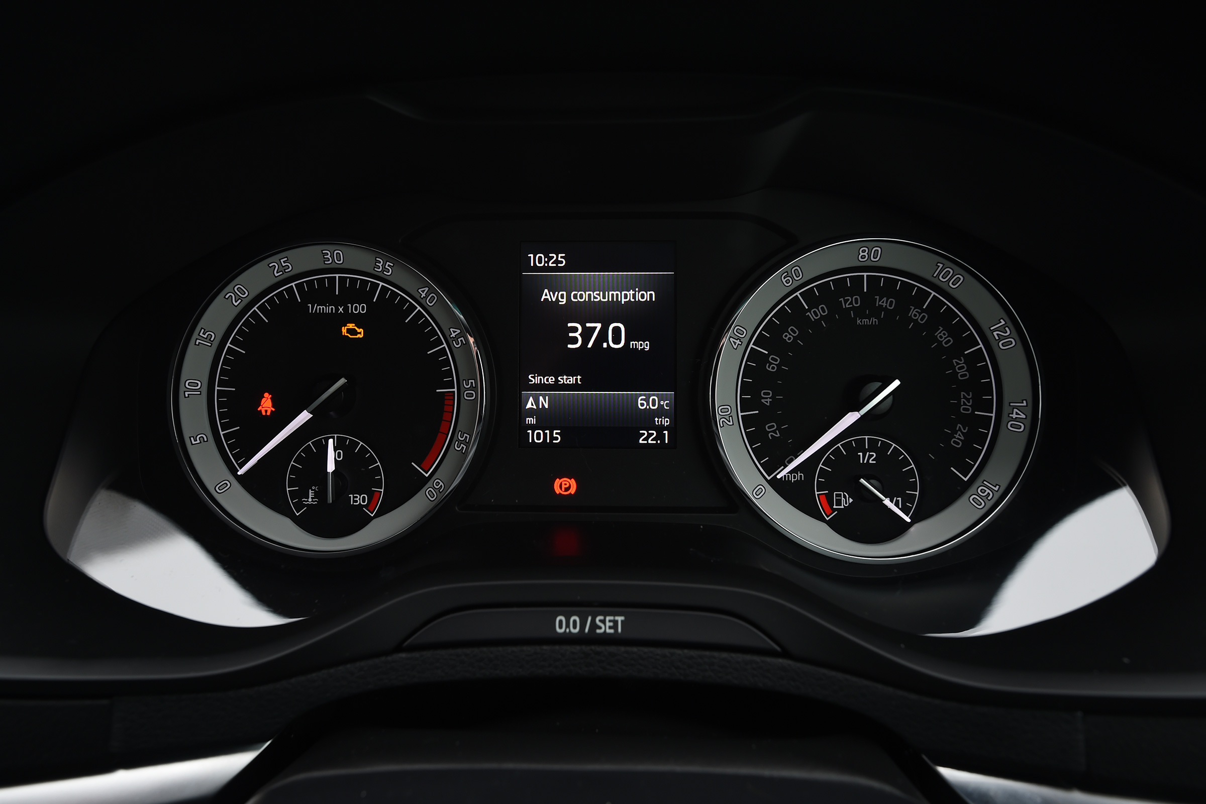 Skoda Karoq - speedo